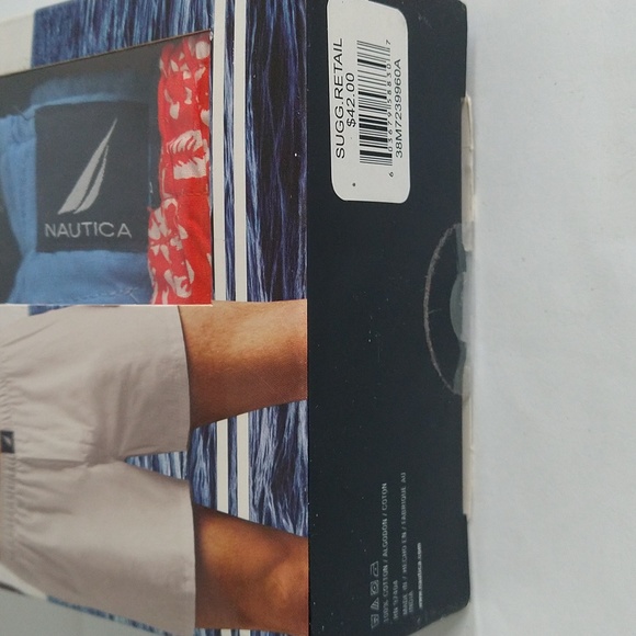 Nautica Men's Cotton Woven 3 Pack Boxer Size Small 28-30 - Picture 4 of 4